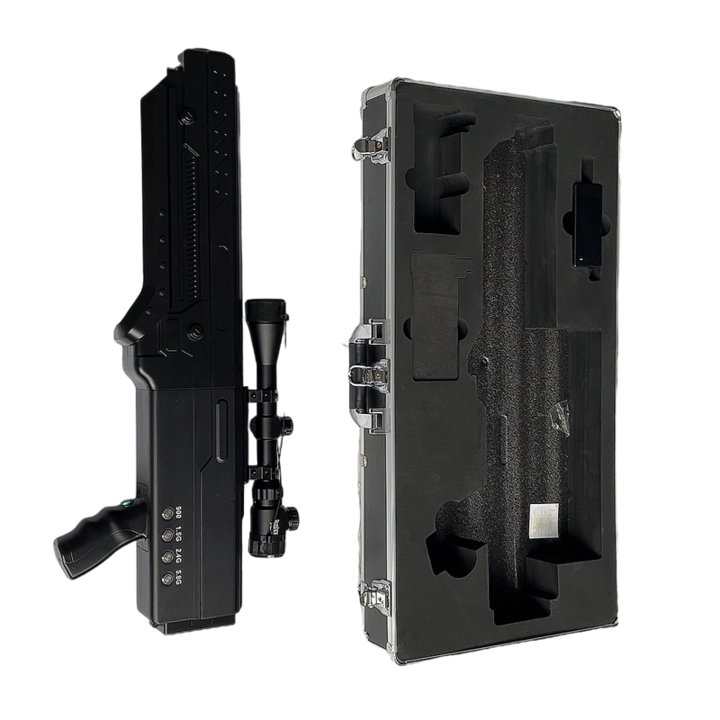  哈巴河手持便携式枪型低空防御反制四通道A型