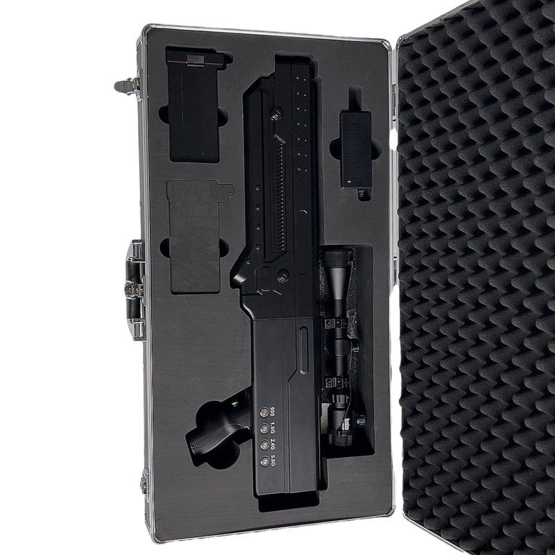  哈巴河手持便携式枪型低空防御反制四通道B型