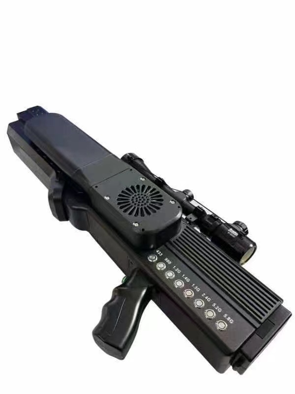  哈巴河手持便携式枪型低空防御反制八通道